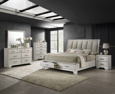 Jaymes White Mist Bedroom Group