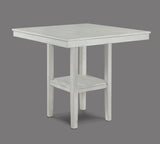 Lester 5-Piece Ct Height Table Set Driftwood