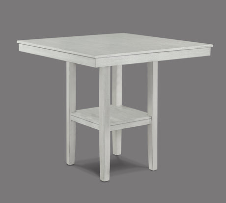 Lester 5-Piece Ct Height Table Set Driftwood
