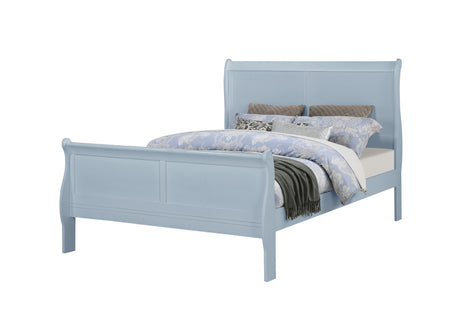 Louis Philip Blue Bedroom Group