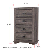 Coralee Bedroom Set Grey