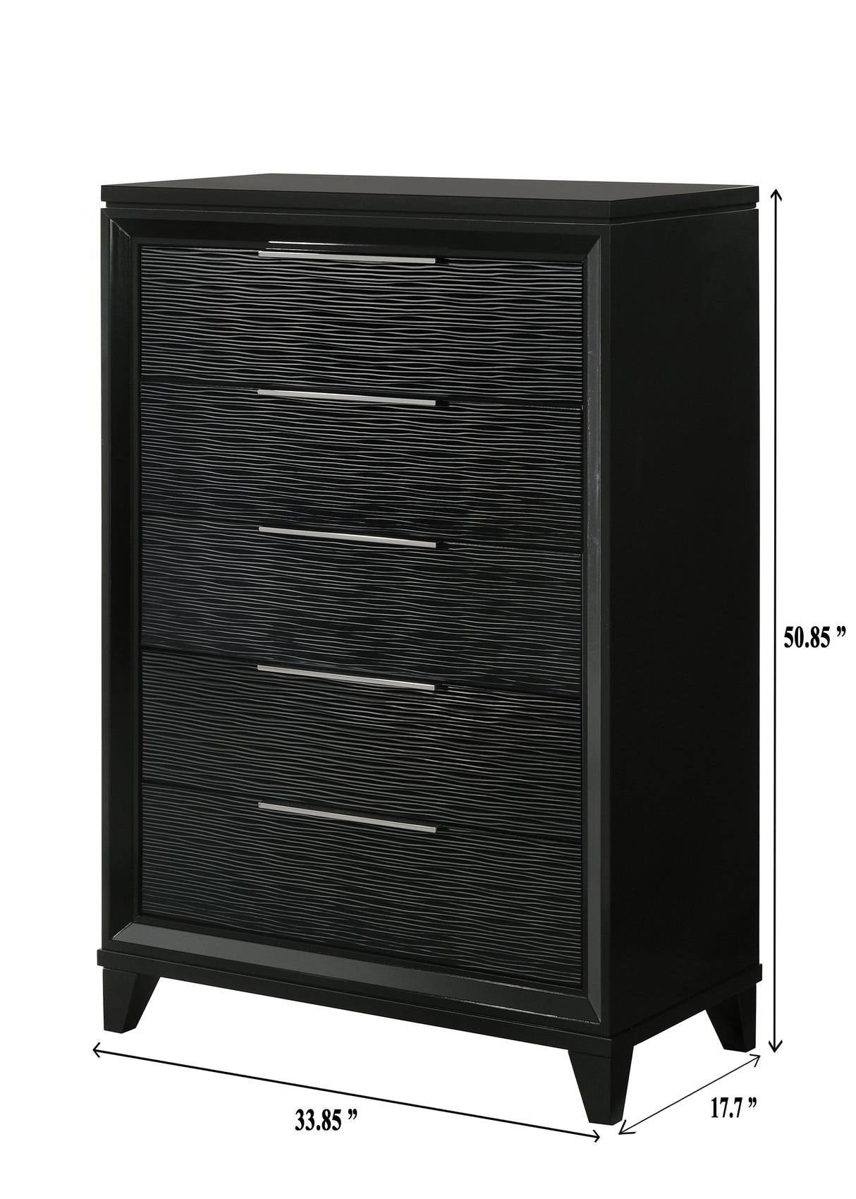 Cressida Bedroom Group Black chest
