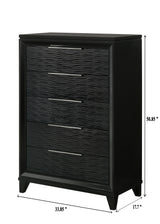 Cressida Bedroom Group Black chest