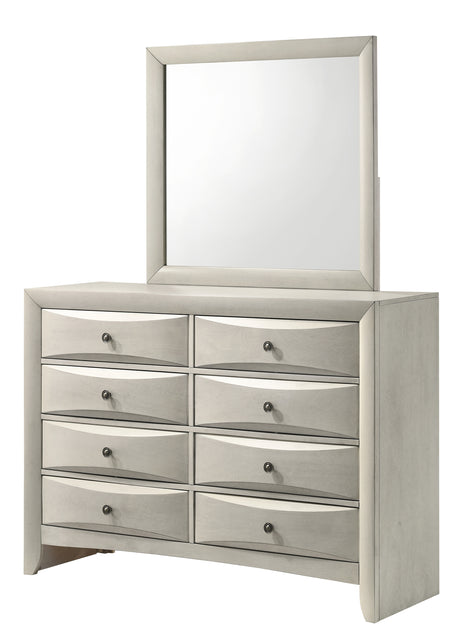 Number dresser and mirror