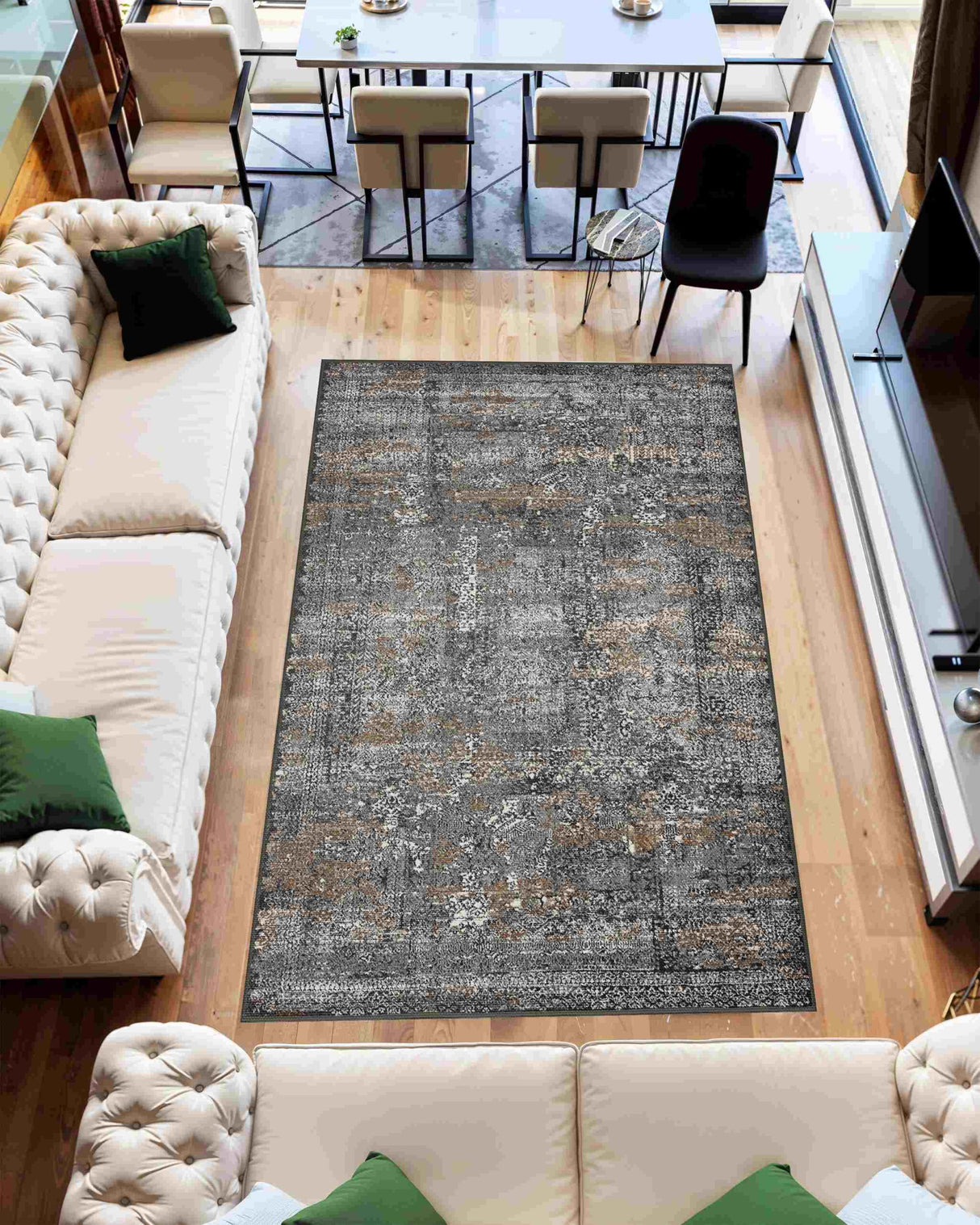 Elegance Area Rug 9906 Grey