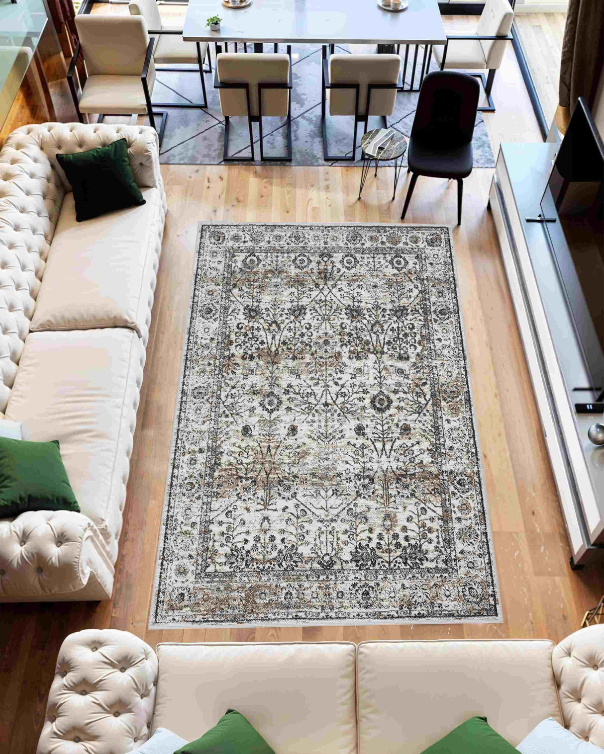 Elegance Area Rug 9908 Cream