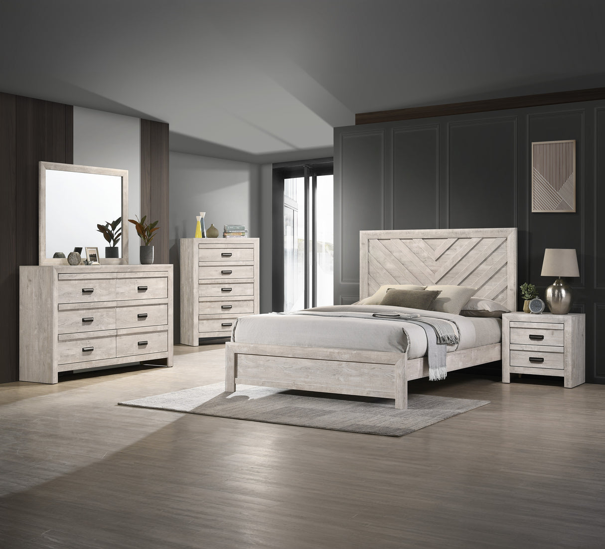 Valor Bedroom Set White