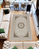 Trabzon Area Rug 99903 Beige
