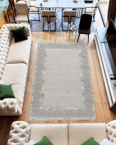 Trabzon Area Rug 99907 Grey