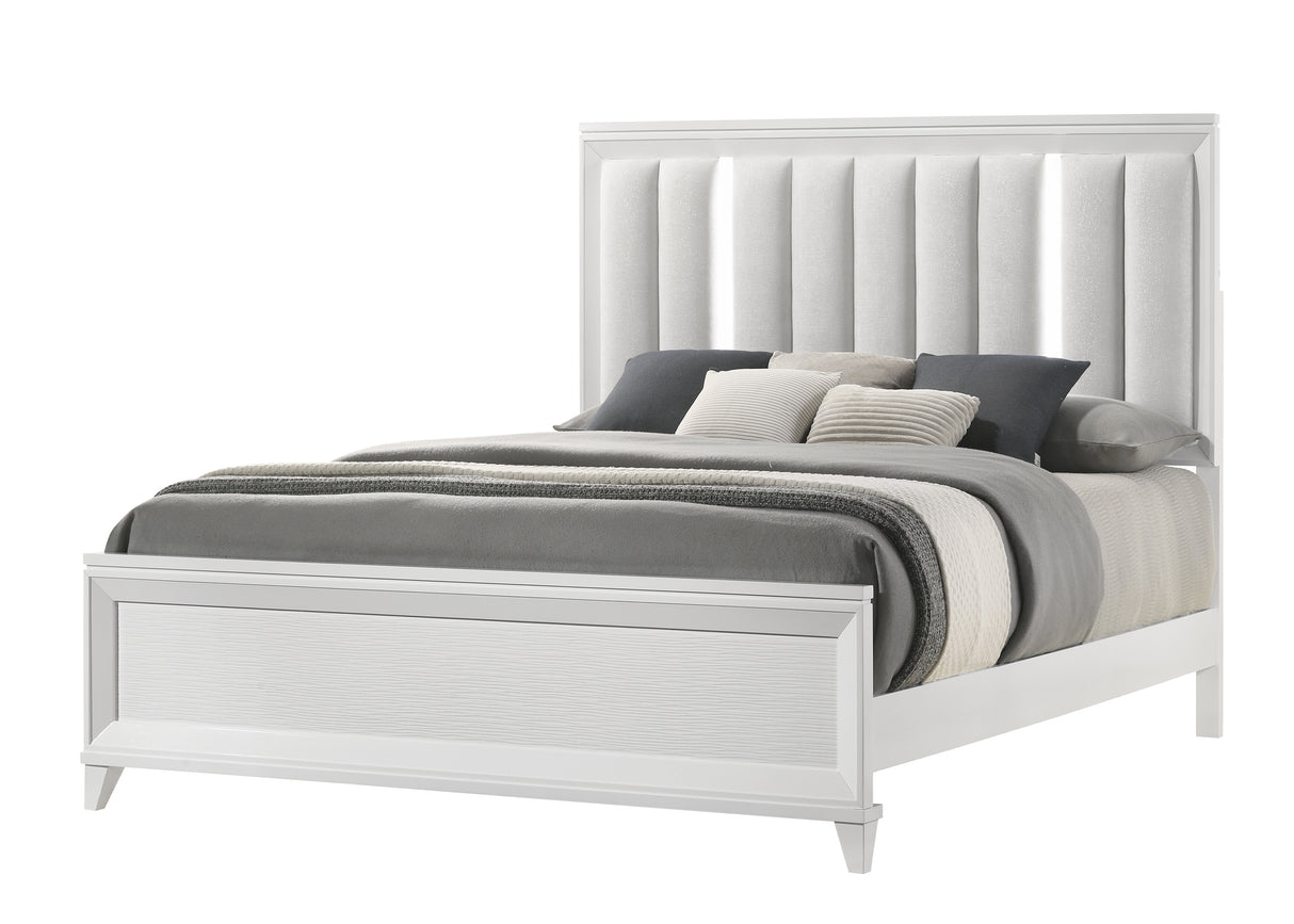 Cressida Bedroom Group White King bed