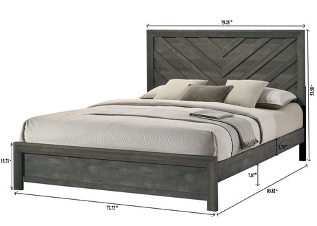 Valor Bedroom Set Grey