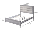 Adelaide Upholstered Bedroom Group Queen bed