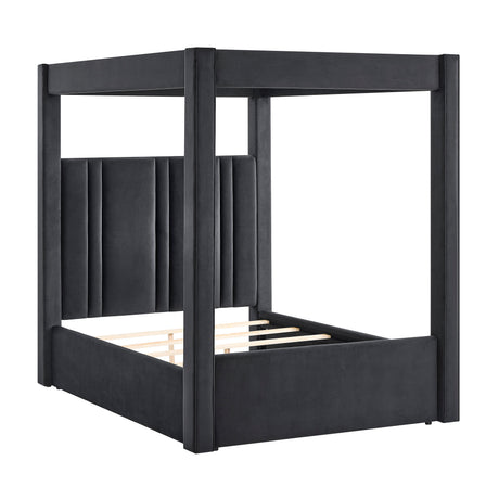 Jayla Canopy Bed Black