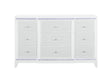Alina White Dresser with LED