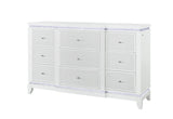 Alina White Dresser with LED