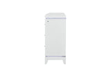 Alina White Dresser with LED