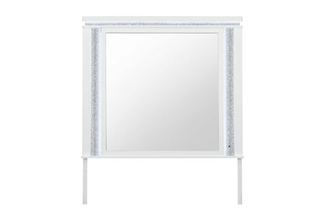 Alina White Mirror with LED