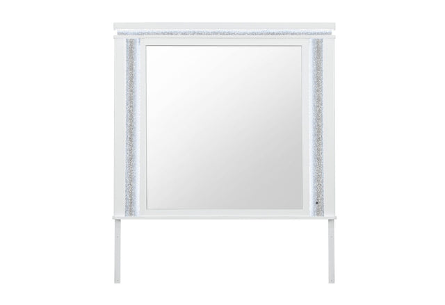 Alina White Mirror with LED