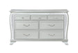 Aria Silver Dresser with LED