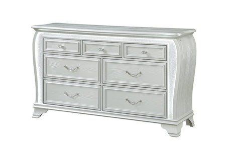 Aria Silver Dresser with LED
