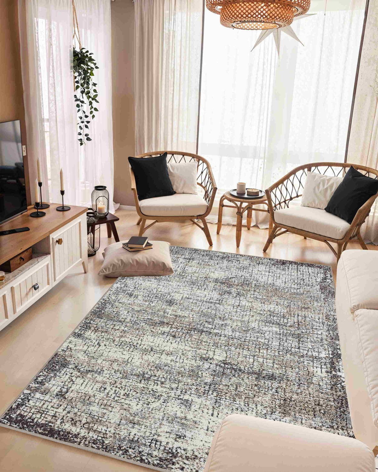 Aurora Area Rug 9915 Grey