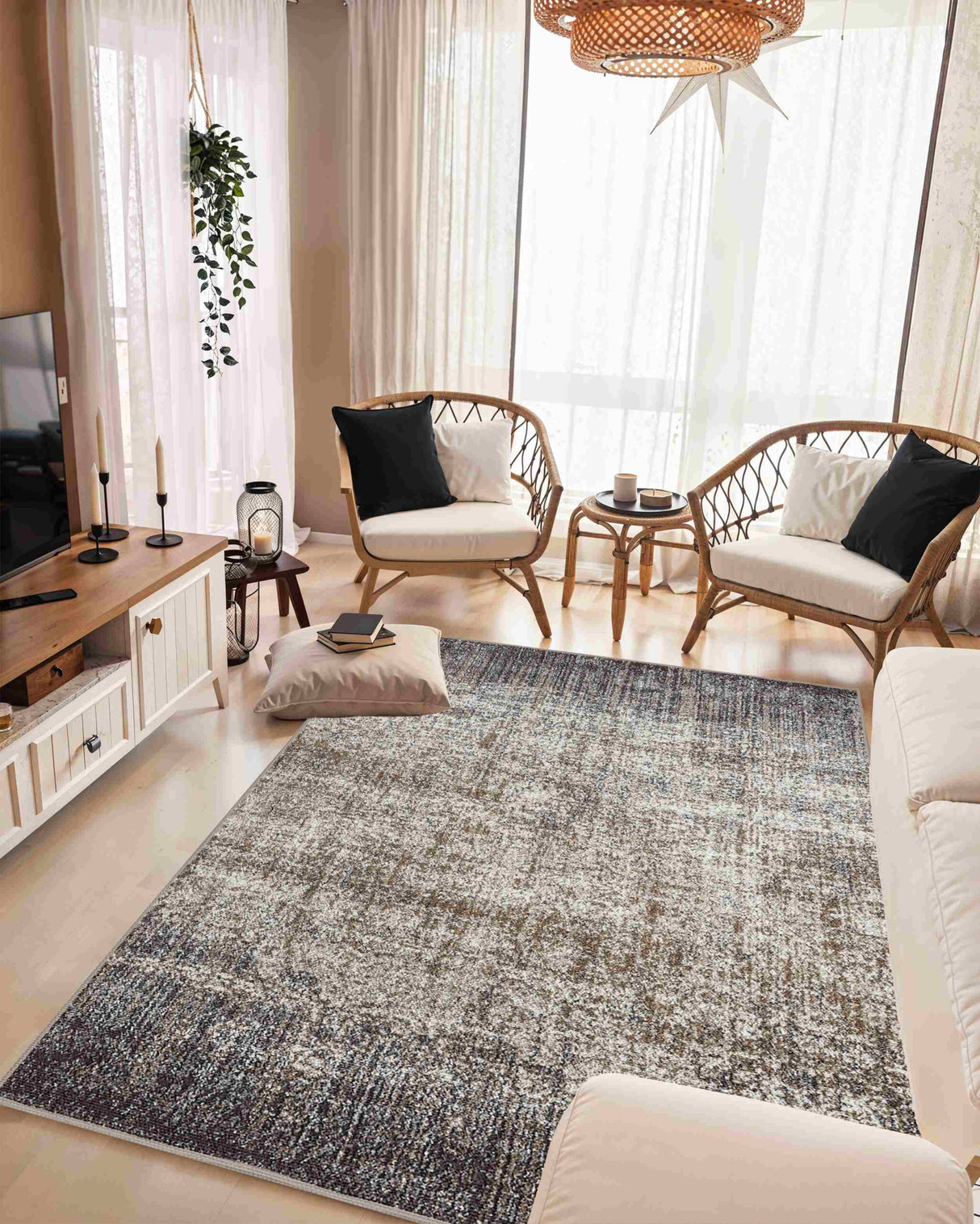 Aurora Area Rug 9916 Grey