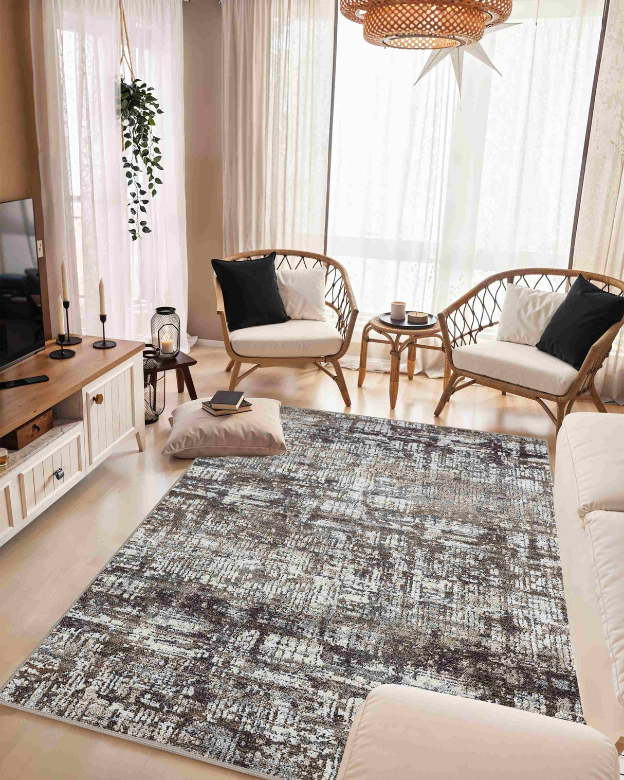 Aurora Area Rug 9920 Grey