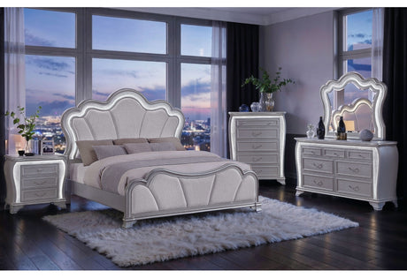 Aria Silver Queen Bed Group