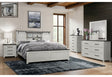 Ava Beige King Bed Group