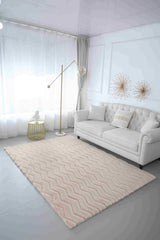 Ava Shaggy Rug Beige