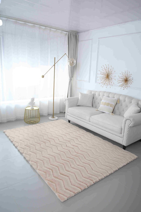 Ava Shaggy Rug Beige