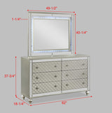 CRISTIAN DRESSER TOP CHAMPAGNE