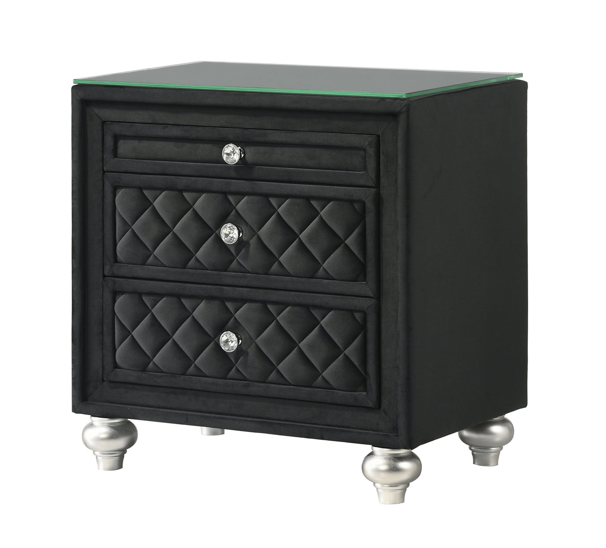 CAMEO NIGHT STAND - BLACK