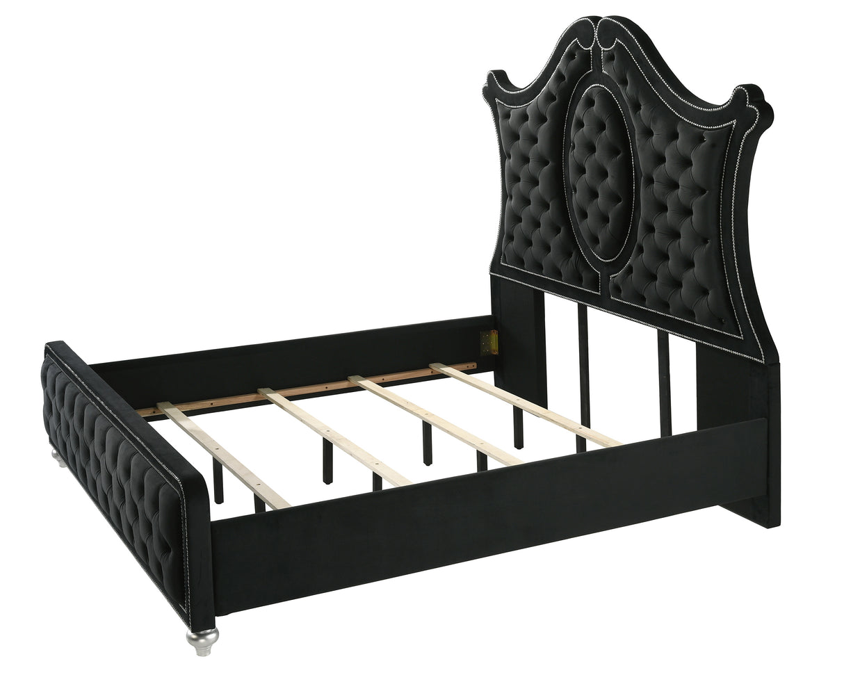 Cameo Black King Bed