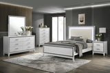 Tala White 5-Piece (King Bed, Dresser, Mirror, Nightstand, Chest)