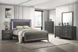 Tala Gray 4-Piece (King Bed, Dresser, Mirror, Nightstand)