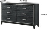 Tala Gray 4-Piece (King Bed, Dresser, Mirror, Nightstand)