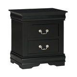 LOUIS PHILIP NIGHT STAND BLACK