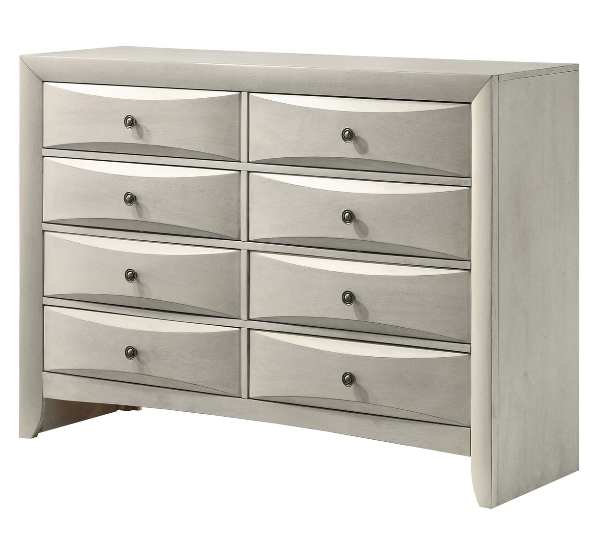 EMILY DRESSER 8 DRAWERS WHITE
