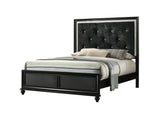 Lila Black Queen Bed