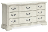 Zayden White 5-Piece (King Bed, Dresser, Mirror, Nightstand, Chest)