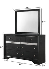 REGATA DRESSER BLACK/SILVER