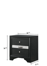 REGATA NIGHT STAND BLACK/SILVER