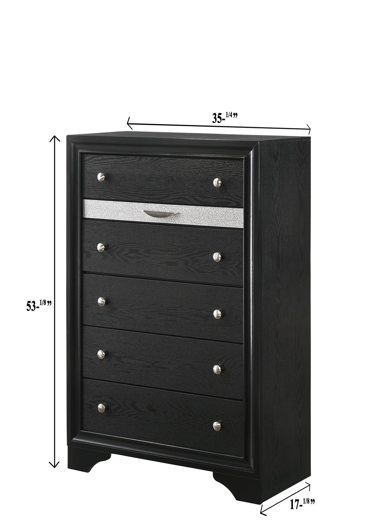REGATA CHEST BLACK/SILVER