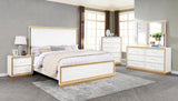 Lolo Queen Bed - Gold
