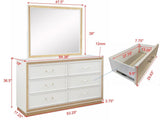 Lolo Queen Bed - Gold