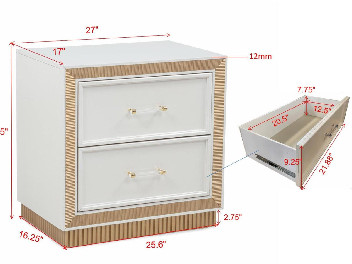 Lolo Dresser | Gold