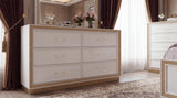 Lolo Queen Bed - Gold
