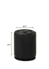 MORGAN ROUND SWIVEL STOOL BLACK