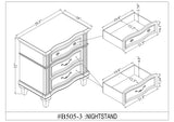 Izabella King Bed with Led - White / Silver